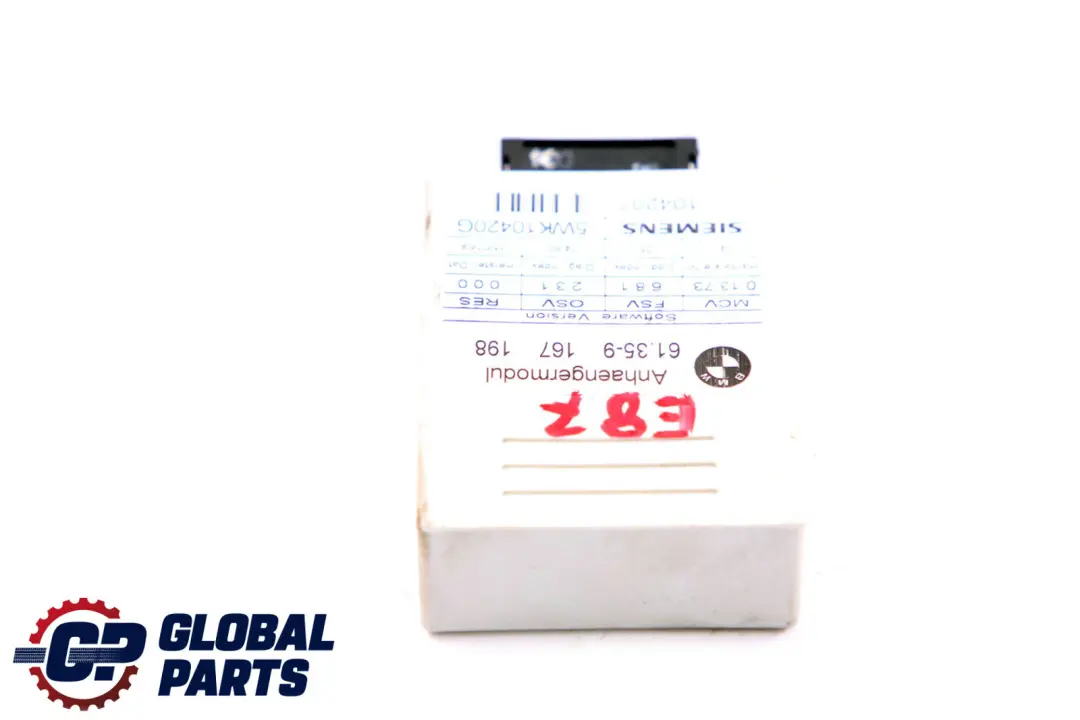BMW 1 3 Series E81 E87 E92 E93 Towing Tow Bar Trailer Hook Module Control Unit - SKU 9167198 - Part number 9167198