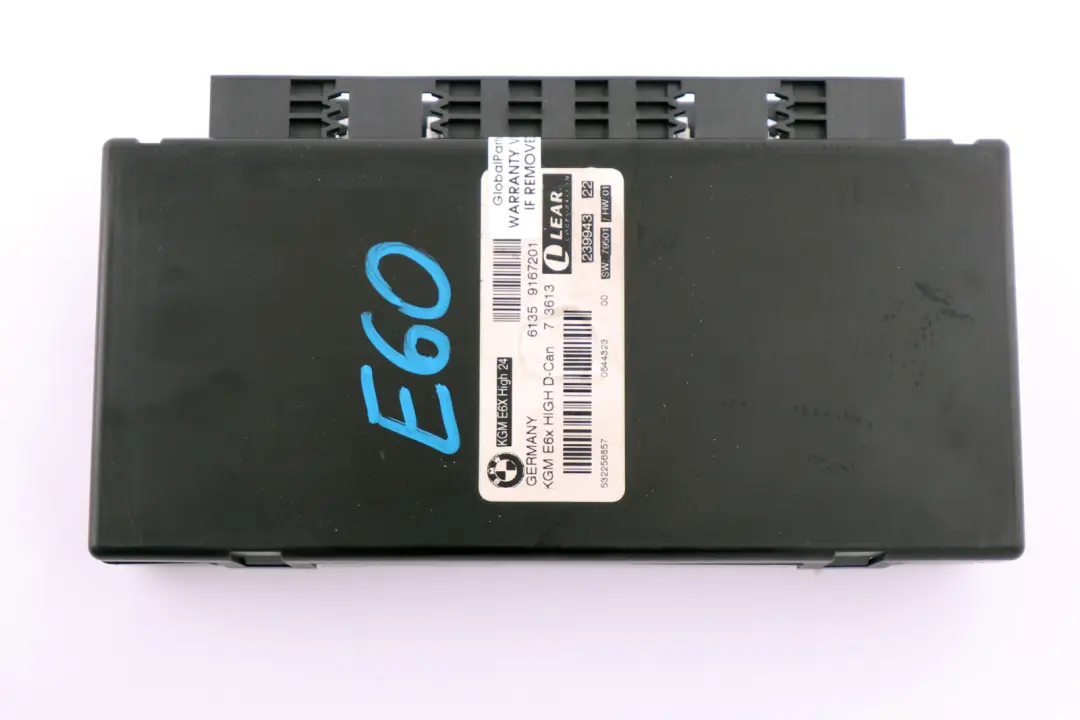 BMW E60 E61 LCI E63 E64 Body Gateway Module ECU Control Unit - SKU 9167201 - Part number 9167201