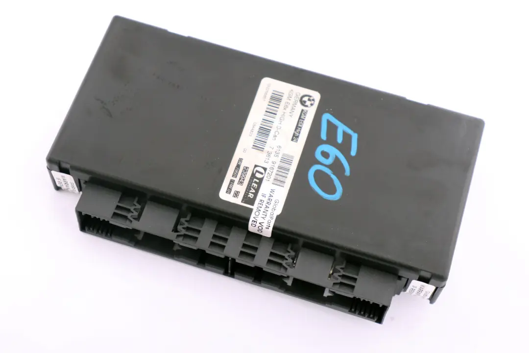 Module De Passerelle Corporelle ECU Control Unit pour BMW E60 E61 LCI E63 E64 à propos du numéro de pièce 9167201 BMW E60 E61 LCI E63 E64 Module De Passerelle Corporelle ECU Control Unit - SKU 9167201 - Numéro de pièce 9167201
