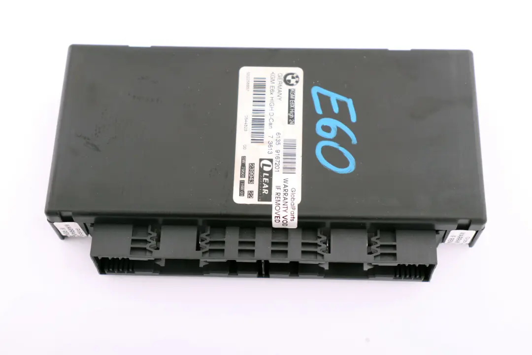 BMW E60 E61 LCI E63 E64 Body Gateway Module ECU Control Unit - SKU 9167201 - Part number 9167201