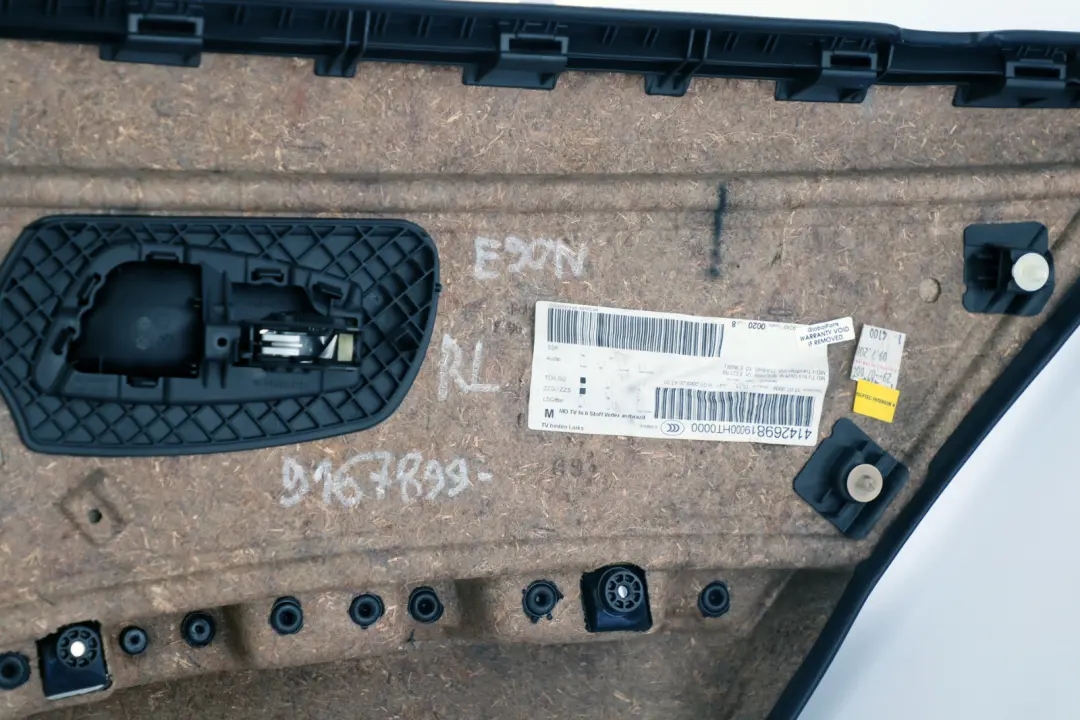 BMW E90N LCI Pannello Porta Tessuto Posteriore Sinistra Antracite - SKU 9167899 - Numero di parte 51429167899
