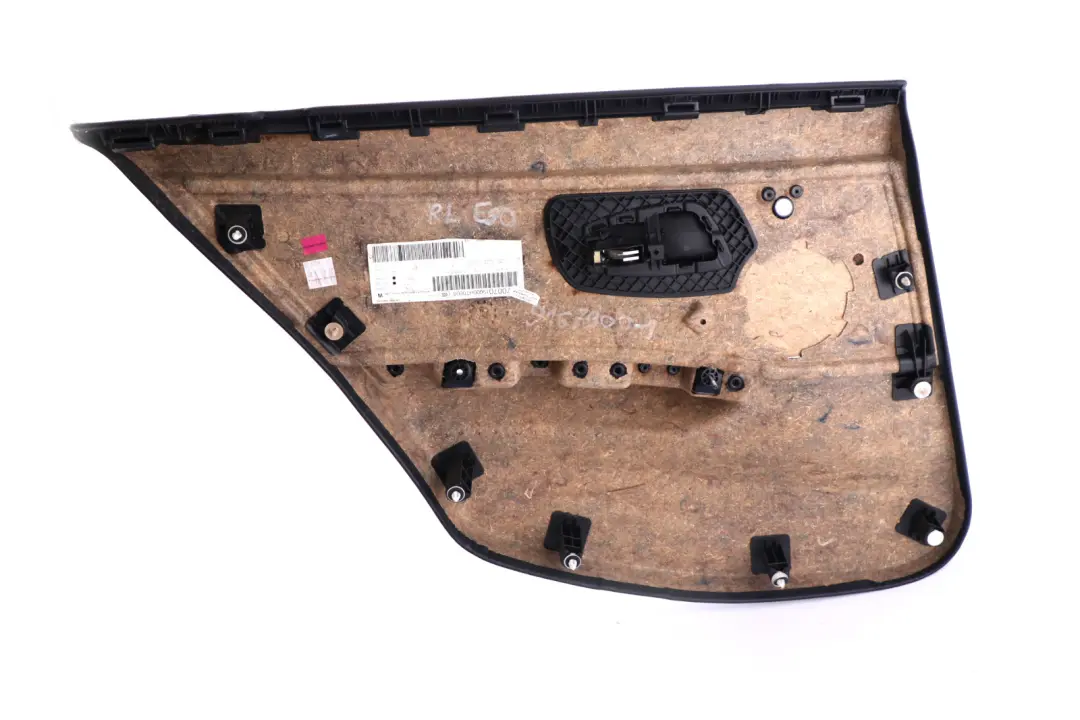 Door Card Lining Cloth Rear Right O/S Anthracite to BMW 3 Series E90 LCI 1 with Part number BMW 3 Series E90 LCI 1 Door Card Lining Cloth Rear Right O/S Anthracite - SKU 9167900-1 - Part number