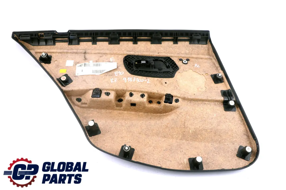 BMW 3 Series E90 LCI 2 Door Card Lining Cloth Rear Right O/S Anthracite - SKU 9167900-2 - Part number 
