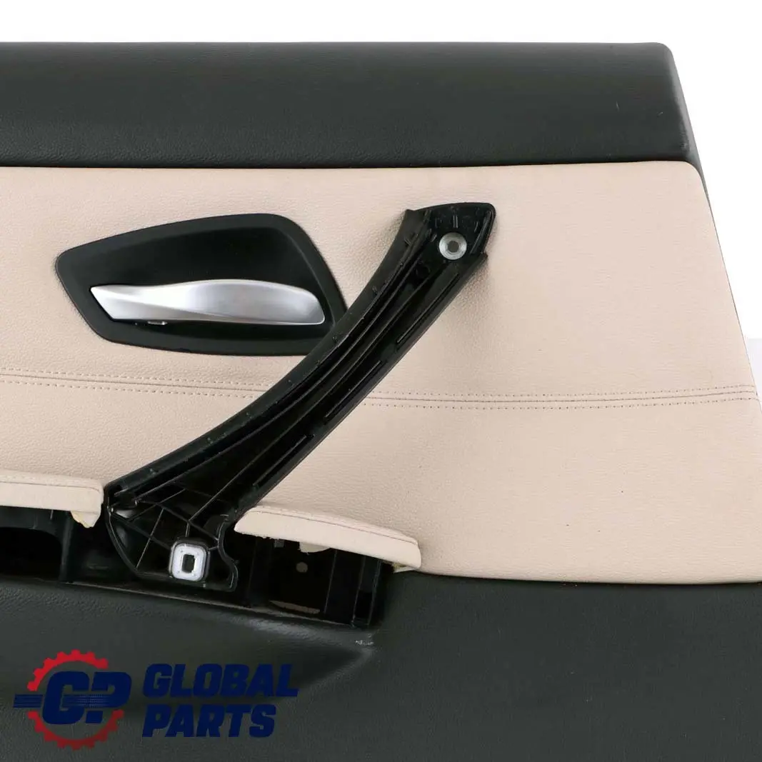 Panneau De Carte De Porte Arriere Gauche En Cuir Dakota Oyster pour BMW E90 LCI à propos du numéro de pièce 9167911 BMW E90 LCI Panneau De Carte De Porte Arriere Gauche En Cuir Dakota Oyster - SKU 9167911 - Numéro de pièce 9167911