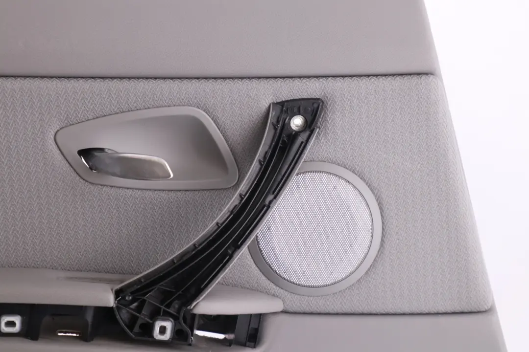 BMW E90 LCI Rear Left N/S Door Card Lining Grey Cloth Vertex Trim - SKU 9167941 - Part number 9167941