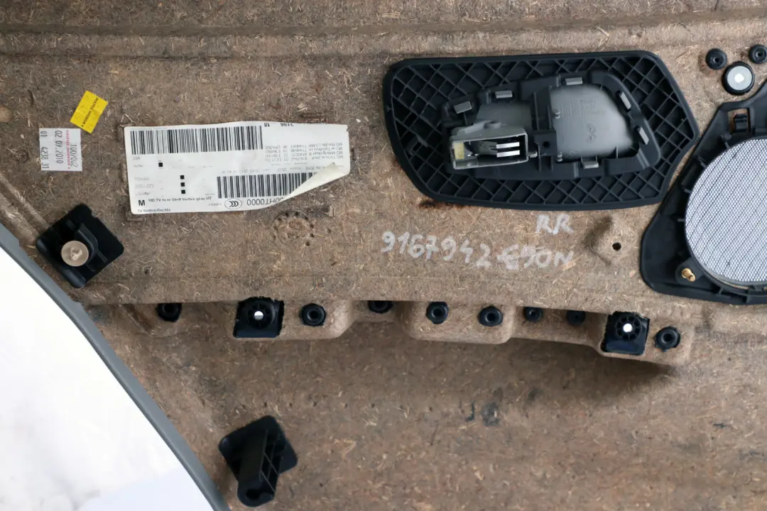 Reihe E90 LCI Türverkleidung Stoff hinten rechts GRAU GREY 5142 BMW 3 - SKU 9167942 - Teilenummer 9167942