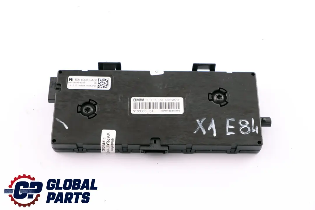 Antena Amplificador Diversity 868 MHZ para BMW X1 E84 con número de pieza 9168335 BMW X1 E84 Antena Amplificador Diversity 868 MHZ - SKU 9168335 - Número de pieza 9168335