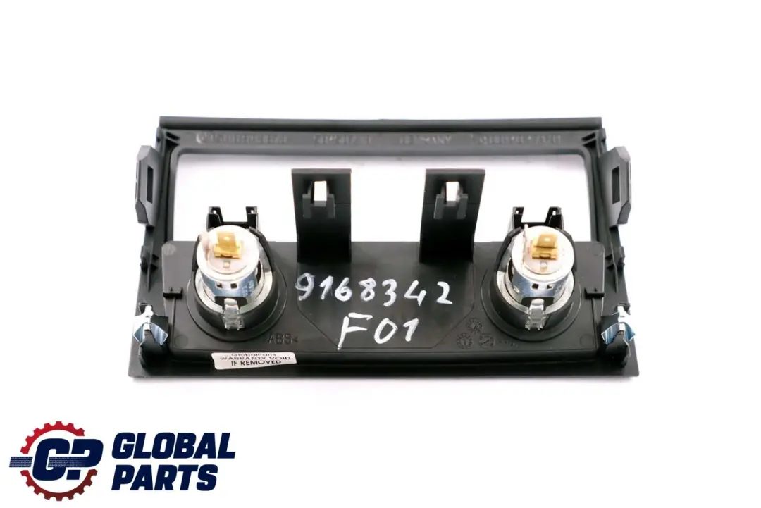 BMW F01 F02 LCI Couvercle commutateur arrière Console centrale Noir 9113673 - SKU 9168342 - Numéro de pièce 9168342