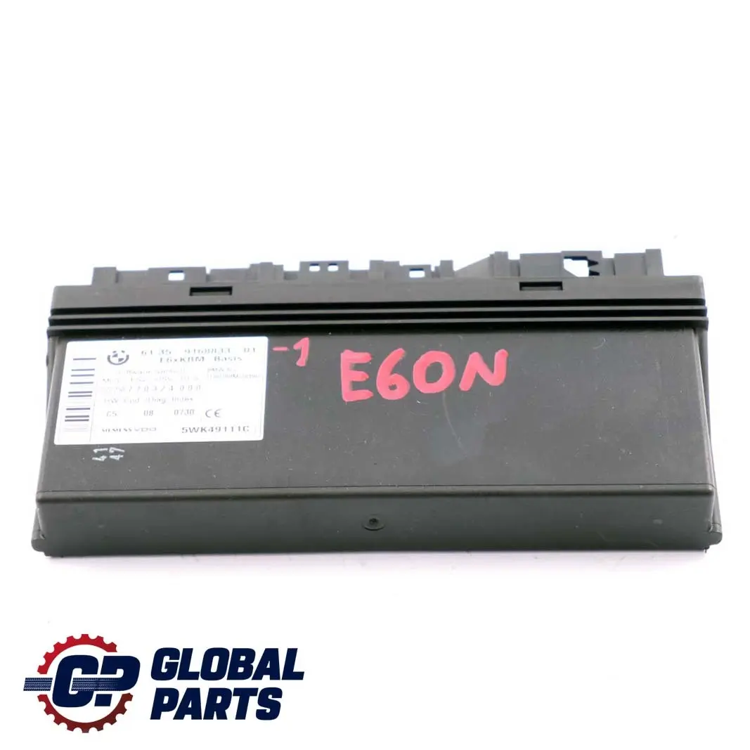 ECU Unidad módulo de control de la carrocería KBM Basis para BMW 5 E60 LCI con número de pieza 9168833 BMW 5 E60 LCI ECU Unidad módulo de control de la carrocería KBM Basis - SKU 9168833-1 - Número de pieza 9168833