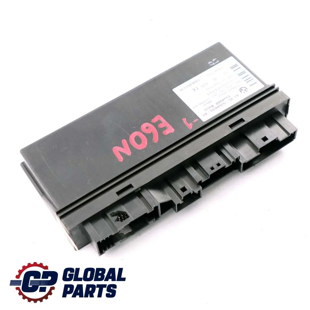 BMW 5 E60 LCI ECU Unidad módulo de control de la carrocería KBM Basis - SKU 9168833-1 - Número de pieza 9168833