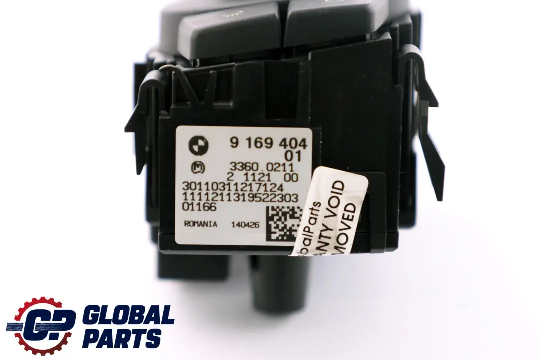 BMW E82 E88 E90N E91N LCI Light Control Element Switch Panel - SKU 9169404 - Numéro de pièce 9169404