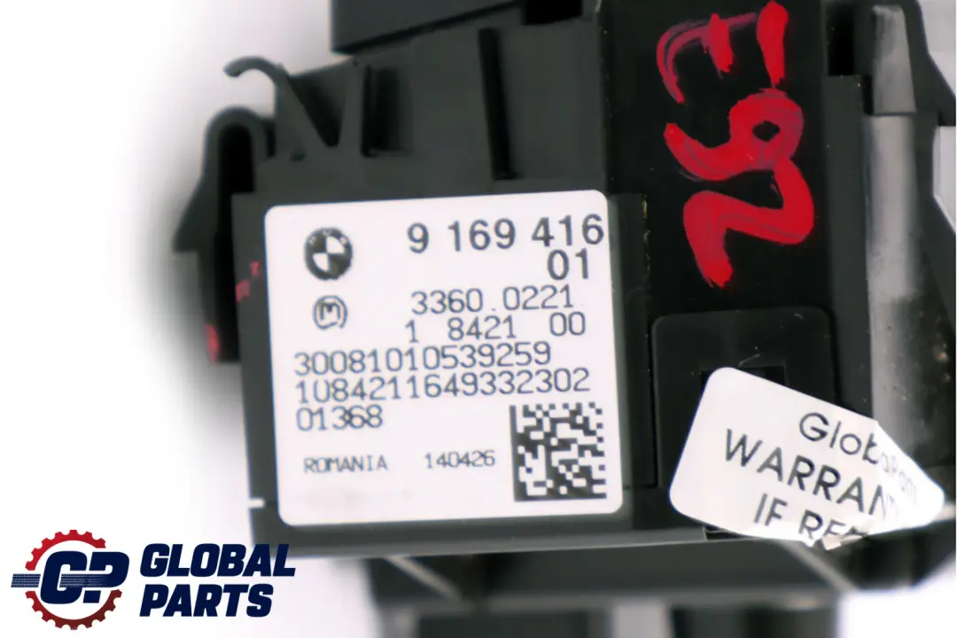 BMW E92 E93 LCI Light Switch Control Element Perlgrey Chrome - SKU 9169416 - Part number 9169416