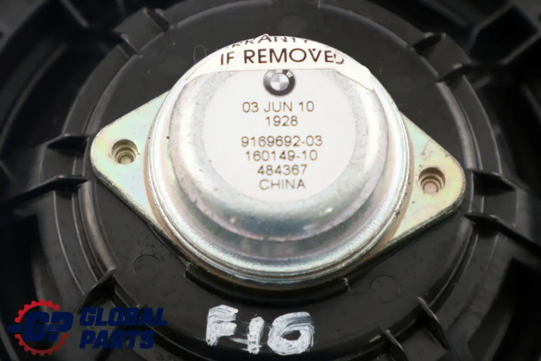 BMW F10 F11 Głośnik Boczka Drzwi Przód Przedni - SKU 9169692 - Numer Części 9169692