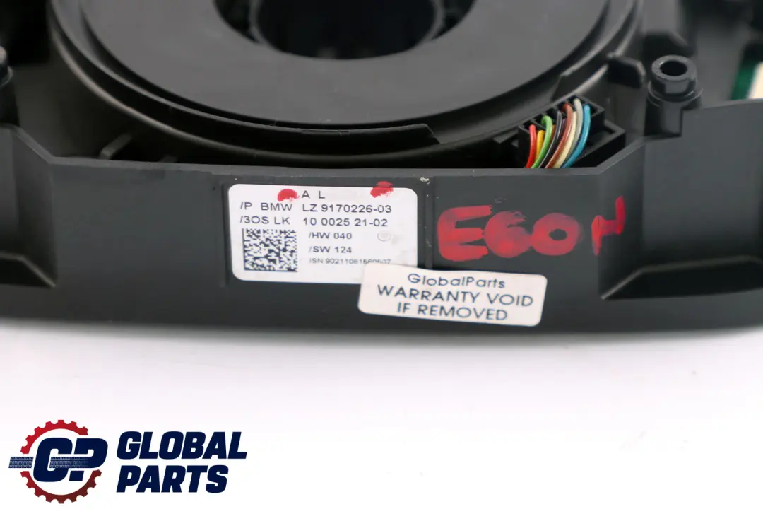 Schalter Cluster Lenksäule Schleifring für BMW E60 E61 E63 E63 E64 LCI mit Teilenummer 9170226 BMW E60 E61 E63 E63 E64 LCI Schalter Cluster Lenksäule Schleifring - SKU 9170226 - Teilenummer 9170226