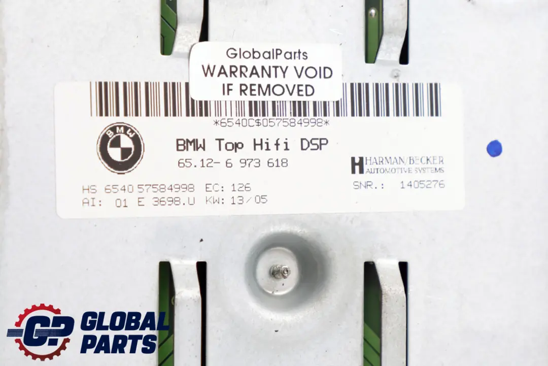 BMW E81 E87 E90 E91 Top Hifi System Amplifier Logic 7 L7 Harman Becker - SKU 9170386 - Part number 6973618