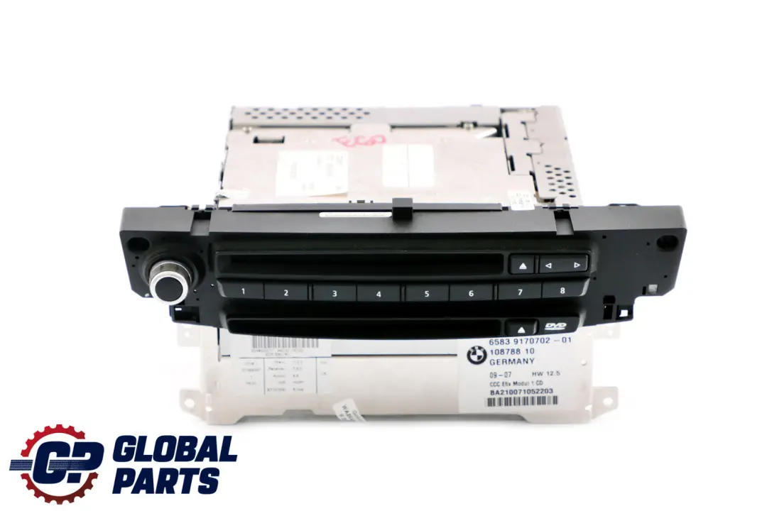 BMW 5 Series E60 E61 LCI CCC CD Sat Nav Head Player System Controller - SKU 9170702 - Part number 9170702