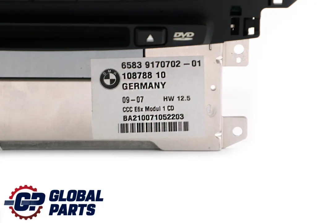 CCC CD Navi Head Player System Controller für BMW E60 E61 LCI mit Teilenummer 9170702 BMW E60 E61 LCI CCC CD Navi Head Player System Controller - SKU 9170702 - Teilenummer 9170702