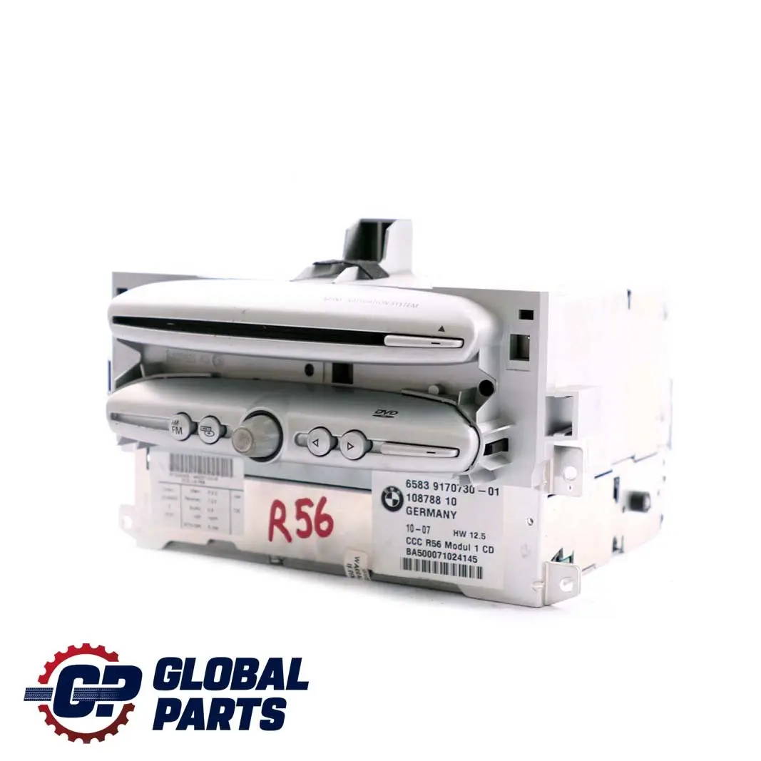 Mini Cooper R55 R56 R57 Ccc CD GPS Sat Nav Tete Unit - SKU 9170730 - Numéro de pièce 3452071