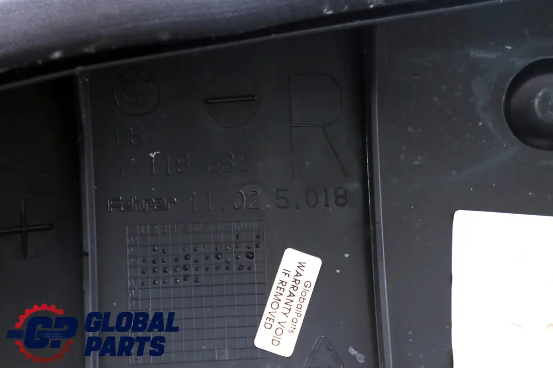 Siege Arriere Reference Lateral Droite Tissu Anthracite pour BMW 1 Serie E87 LCI à propos du numéro de pièce 9170804 BMW 1 Serie E87 LCI Siege Arriere Reference Lateral Droite Tissu Anthracite - SKU 9170804 - Numéro de pièce 9170804