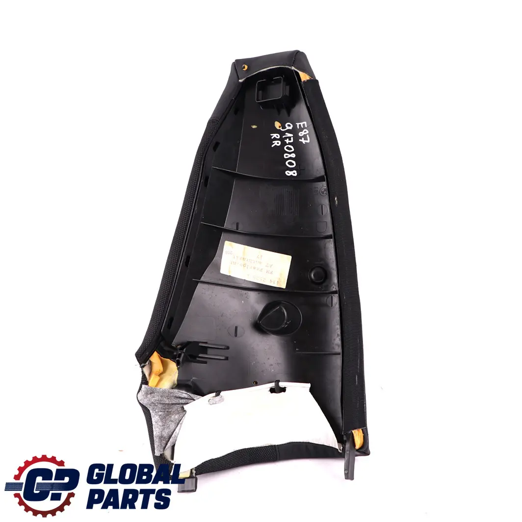 Lateral Right O/S Finisher Trim Panel Pearlpoint to BMW 1 Series E87 LCI Rear Seat with Part number 9170808 BMW 1 Series E87 LCI Rear Seat Lateral Right O/S Finisher Trim Panel Pearlpoint - SKU 9170808 - Part number 9170808