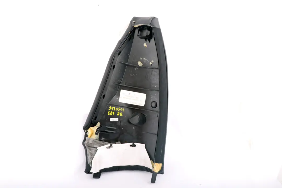 BMW E87 LCI Rear Seat Right O/S Side Lateral Trim Panel Black - SKU 9170814 - Part number 7118682
