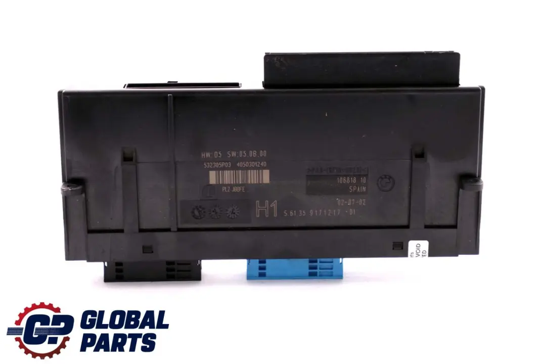 BMW 3 Series E93 ECU Body Control Module H1 PL2 JBBFE Junction Box - SKU 9171217 - Part number 9171217