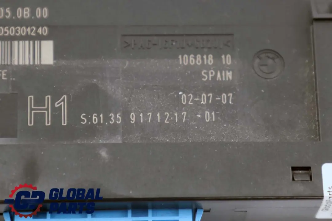 BMW E93 ECU Body Control Module H1 PL2 JBBFE Junction Box - SKU 9171217 - Número de pieza 9171217
