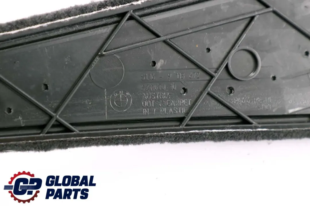 BMW 7 er F01 F02 F03 Verkleidung Mittelkonsole Vorn Rechts Schwarz 9113672 - SKU 9171274 - Teilenummer 9171274