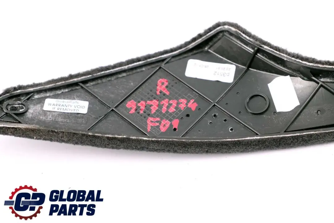 BMW F01 F02 Centre Console Trim Panel Black Front Right O/S 9113672 - SKU 9171274 - Part number 9171274