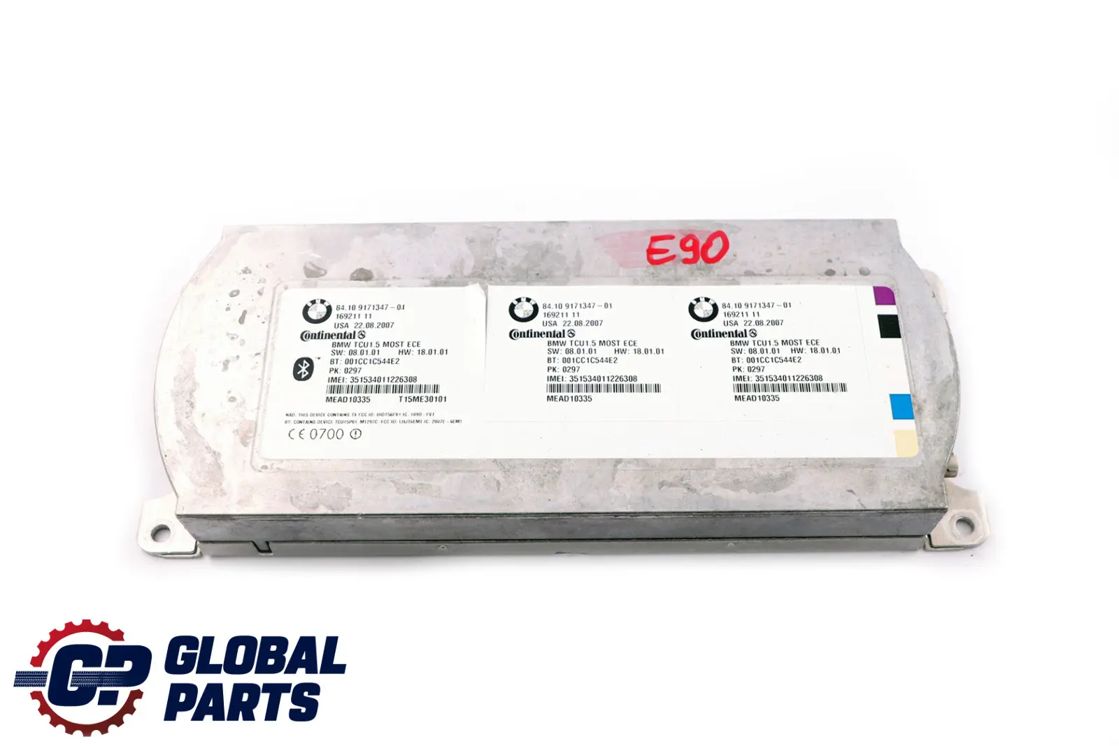 BMW 5 X5 Series E61 E61 LCI E70 Module de commande télématique Bluetooth 9171347