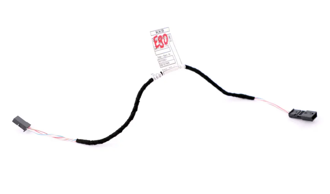 Wiring Loom AUX 375MM to BMW E90 E90N E91 E92 E93 LCI with Part number 6940237 BMW E90 E90N E91 E92 E93 LCI Wiring Loom AUX 375MM - SKU 9172021 - Part number 6940237