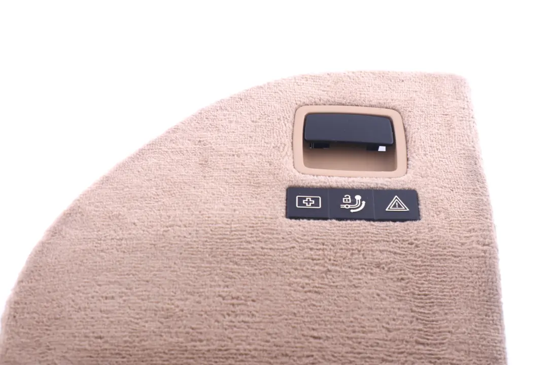 BMW 3 Series E91 LCI Trunk Carpet Flap Boot Cream Beige Rear Left N/S - SKU 9172859 - Part number 9172859
