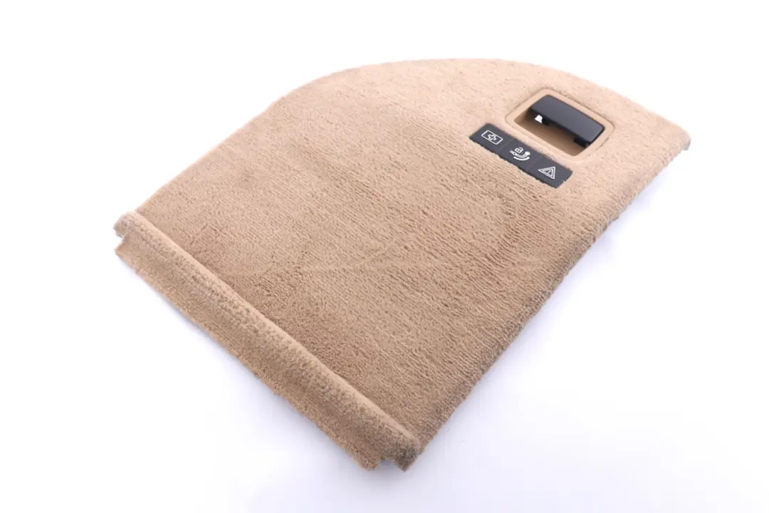 BMW 3 Series E91 LCI Trunk Carpet Flap Boot Cream Beige Rear Left N/S - SKU 9172859 - Part number 9172859