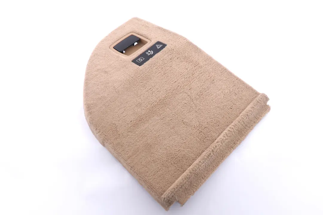 Trunk Carpet Flap Boot Cream Beige Rear Left N/S to BMW 3 Series E91 LCI with Part number 9172859 BMW 3 Series E91 LCI Trunk Carpet Flap Boot Cream Beige Rear Left N/S - SKU 9172859 - Part number 9172859