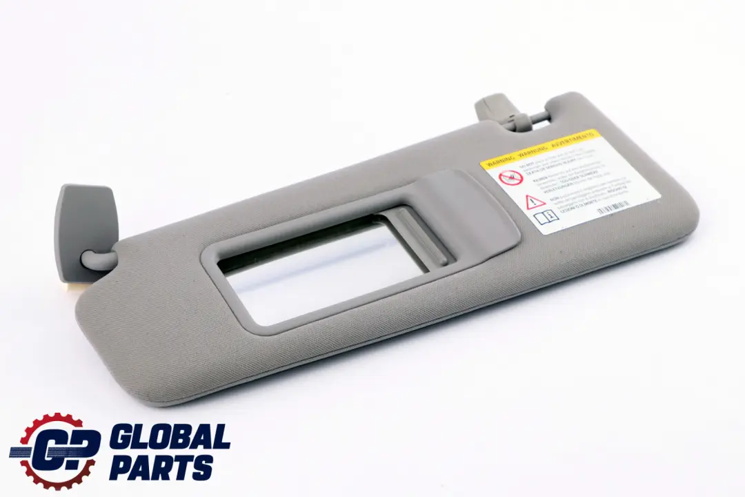 BMW F10 F11 Sun Visor With Label Mirror Left N/S Everestgrau Grey - SKU 9173431 - Part number 9173431
