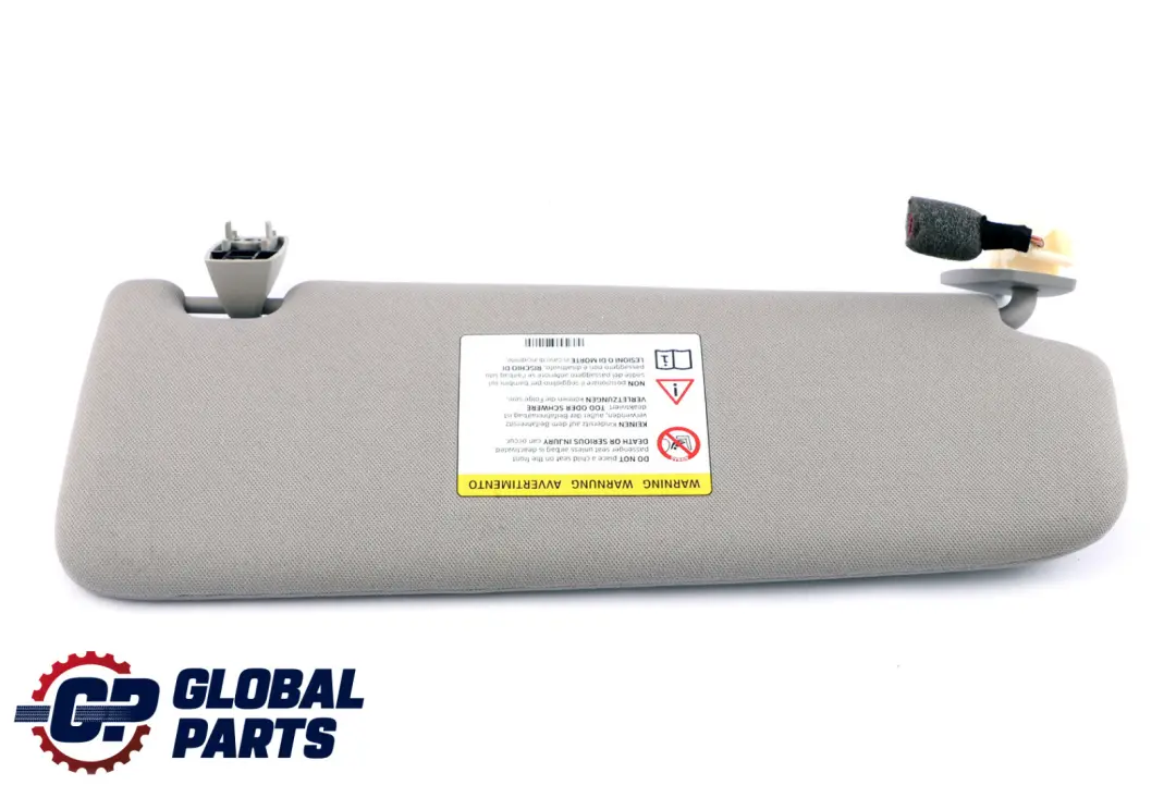 BMW F10 F11 Sun Visor With Label Mirror Left N/S Everestgrau Grey - SKU 9173431 - Part number 9173431