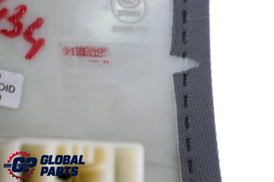 Colonna C Destra Rivestimento Pannello Grigio Everestgrau per BMW F10 con numero di parte 9173434 BMW F10 Colonna C Destra Rivestimento Pannello Grigio Everestgrau - SKU 9173434 - Numero di parte 9173434