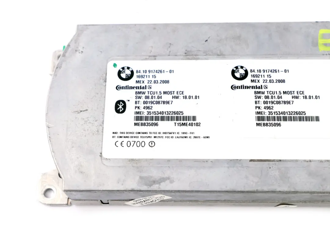 BMW E60 E87 E90 Telematics Bluetooth Control Unit Steuergerät - SKU 9174261 - Teilenummer 9174261