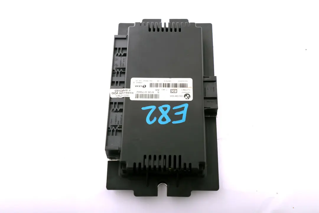 Unité controle module d'eclairage l'habitacle ECU NSW PL2 FRM II pour BMW E82 à propos du numéro de pièce 9175652 BMW E82 Unité controle module d'eclairage l'habitacle ECU NSW PL2 FRM II - SKU 9175652 - Numéro de pièce 9175652