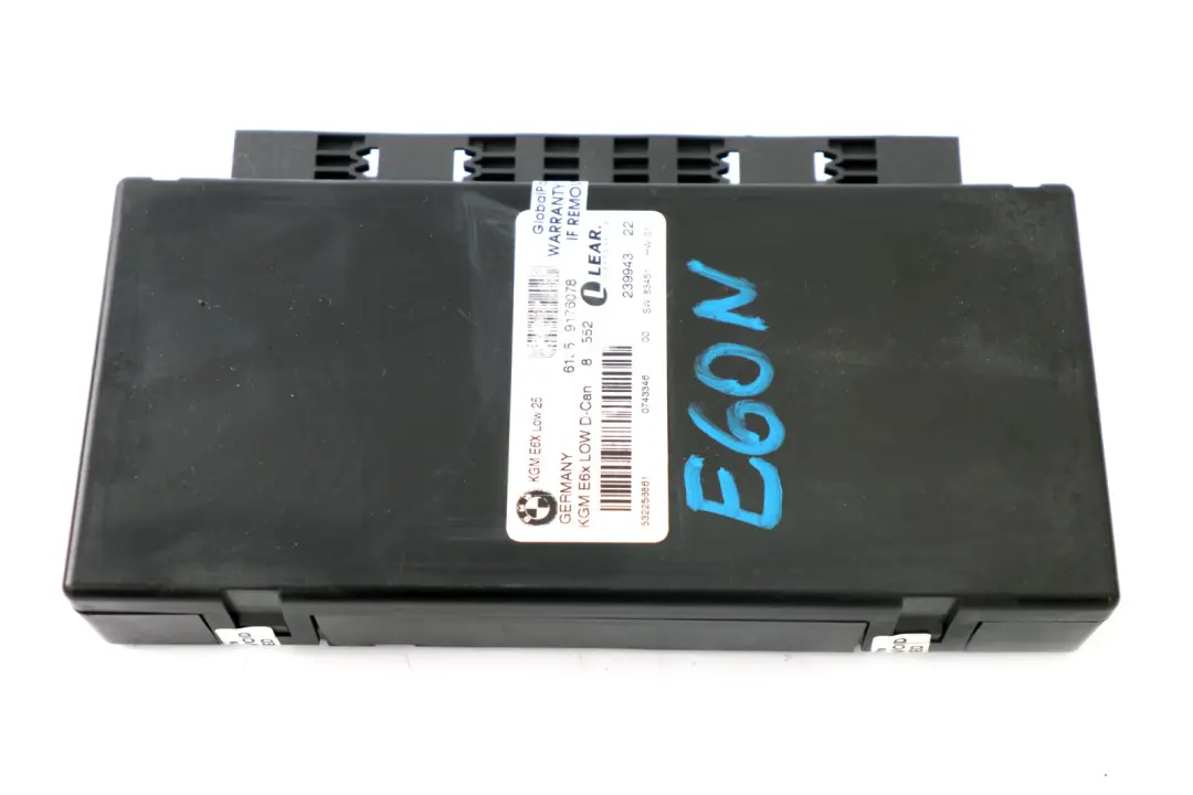 Moduł Komfortu ECU do BMW E60 E61 LCI E63 E64 o numerze 9176078 BMW E60 E61 LCI E63 E64 Moduł Komfortu ECU - SKU 9176078 - Numer Części 9176078