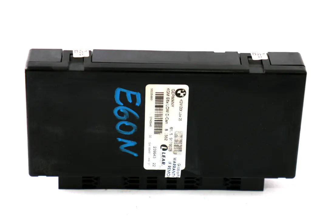 BMW E60 E61 LCI E63 E64 Body Gateway Module ECU Control Unit - SKU 9176078 - Part number 9176078
