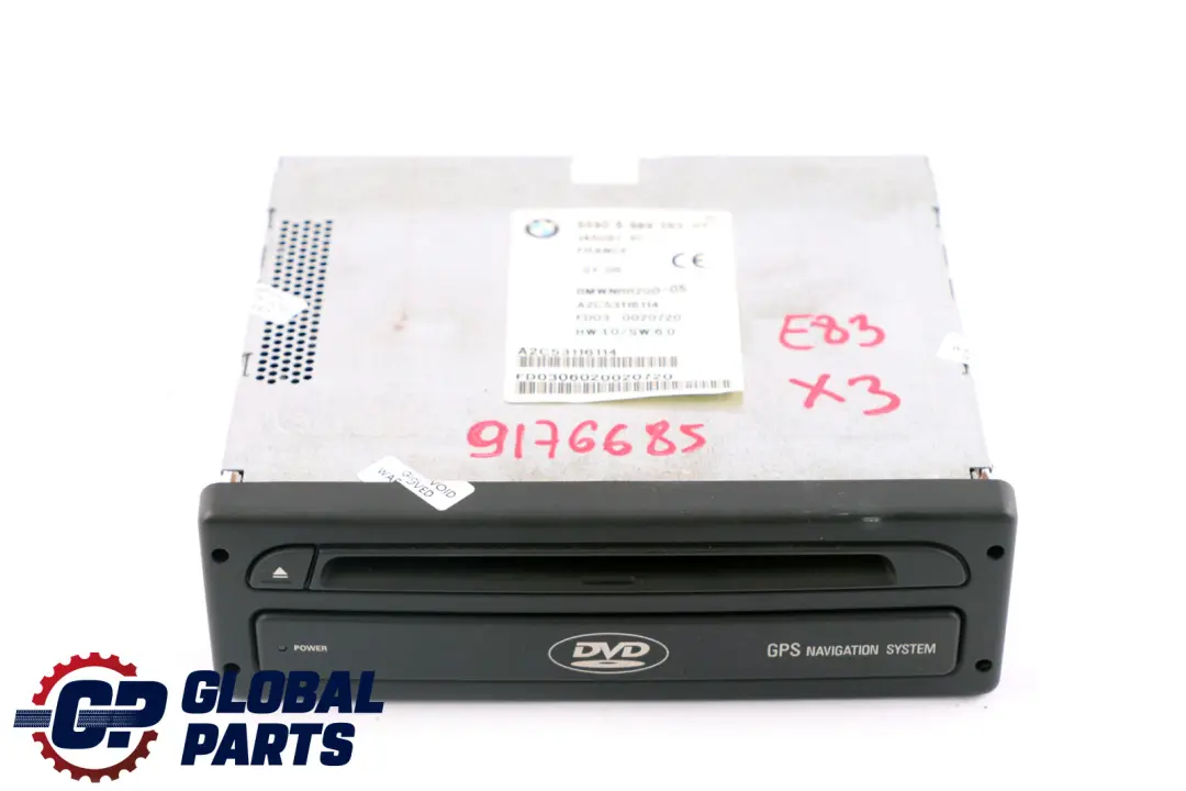 DVD GPS Czytnik Komputer Nawigacji do BMW Z4 X3 E83 E85 MINI R50 R52 o numerze 9176685 BMW Z4 X3 E83 E85 MINI R50 R52 DVD GPS Czytnik Komputer Nawigacji - SKU 9176685 - Numer Części 9176685