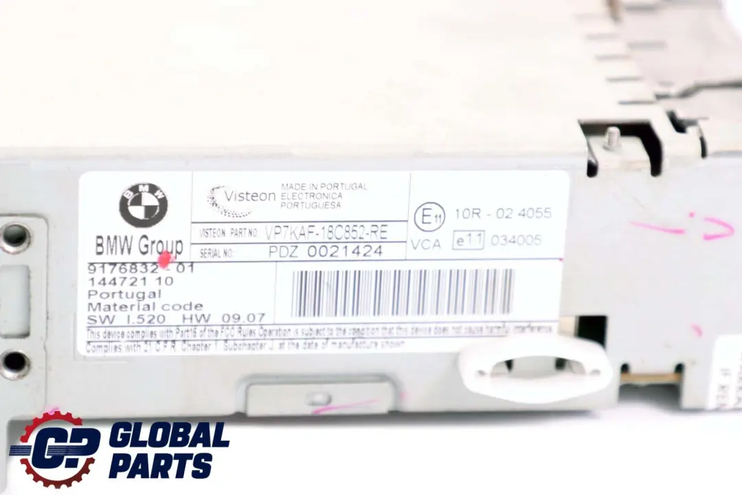 CHAMP Business System Controller CD Player to BMW 5 6 Series E60 LCI E63 with Part number 9196760 BMW 5 6 Series E60 LCI E63 CHAMP Business System Controller CD Player - SKU 9176832 - Part number 9196760