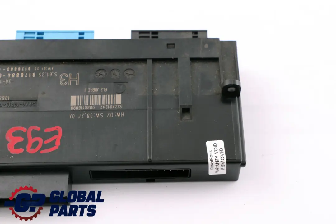  *BMW 3 er E93 ECU Anschlusskasten Karosserie Steuermoduls H3 - SKU 9176884 - Teilenummer 9176884
