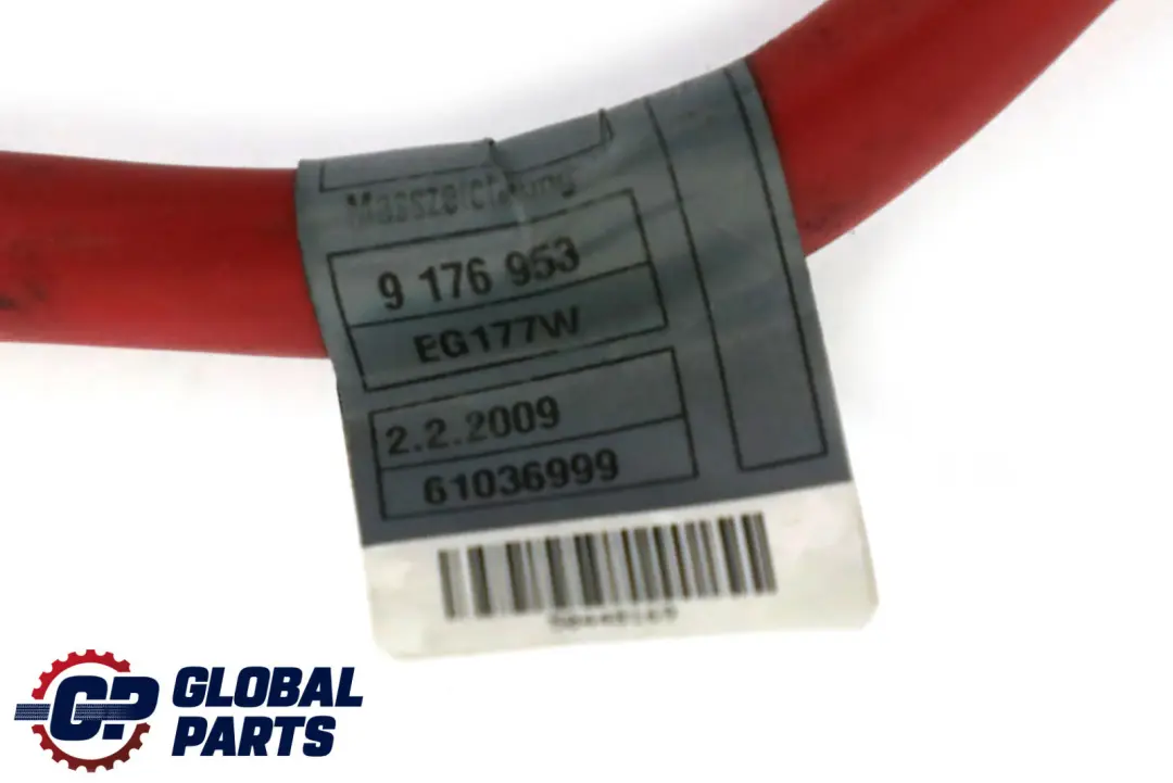 BMW E60 LCI Przewód akumulatora plus klema kabel - SKU 9176953 - Numer Części 9176953