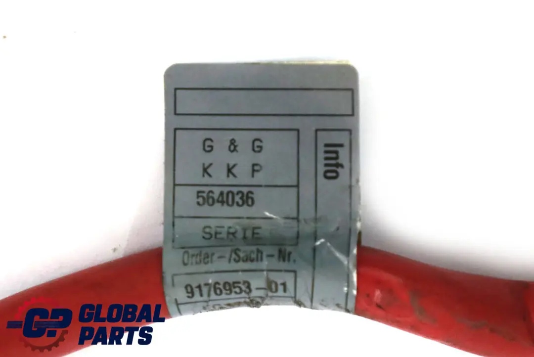 BMW 5 Series E60 E61 LCI Battery Cable Lead Positive Underfloor - SKU 9176953 - Part number 9176953