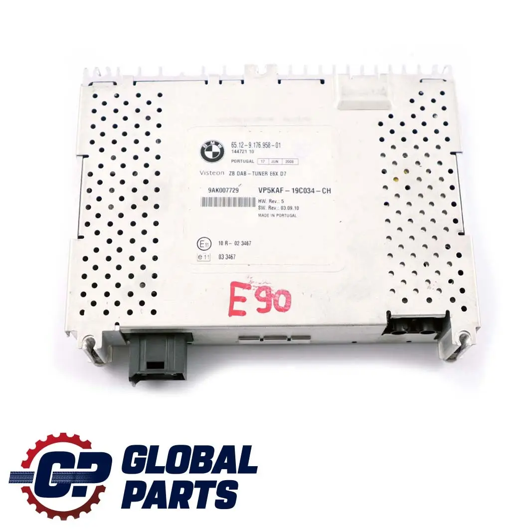 DAB Radio Sintonizzatore Modulo per BMW E81 E87 E90 E91 Mini R55 R56 con numero di parte 9176958 BMW E81 E87 E90 E91 Mini R55 R56 DAB Radio Sintonizzatore Modulo - SKU 9176958 - Numero di parte 9176958