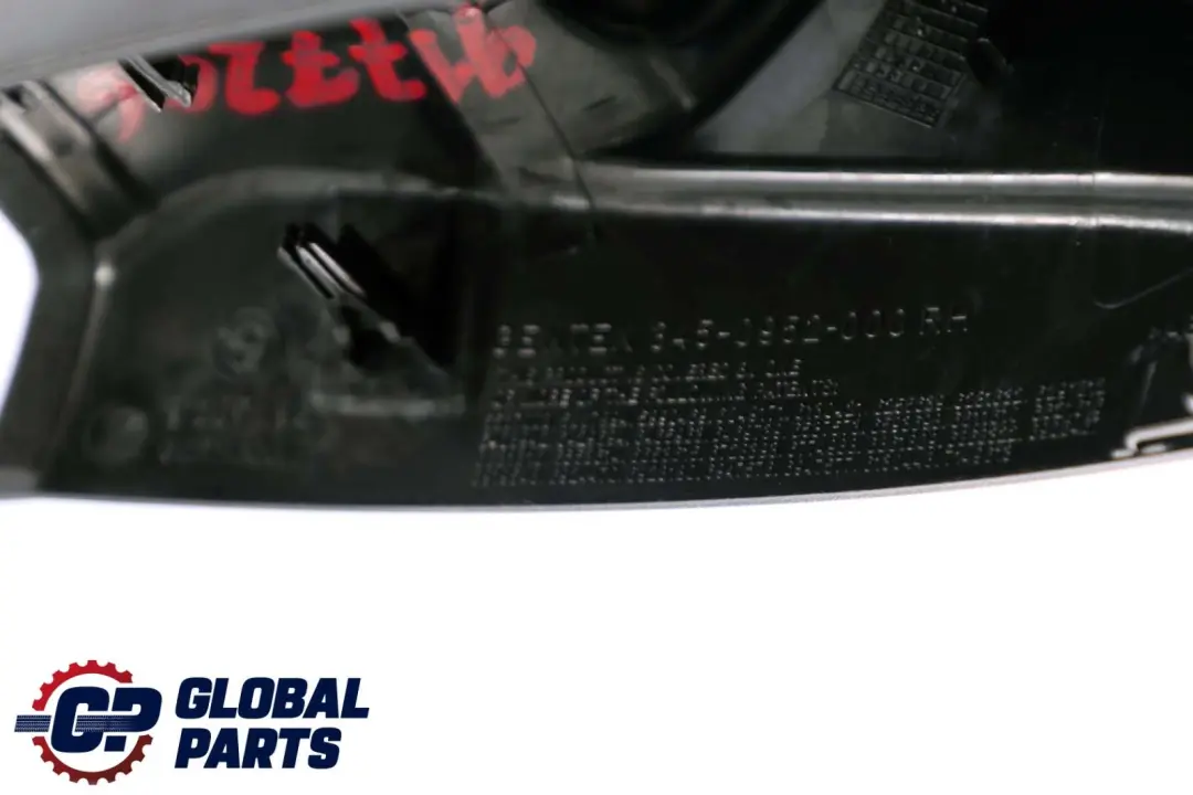 BMW 5 7 Series F01 F10 F11 Set Of Covers Mirror Baseplate Black - SKU 9177206 - Part number 9177206