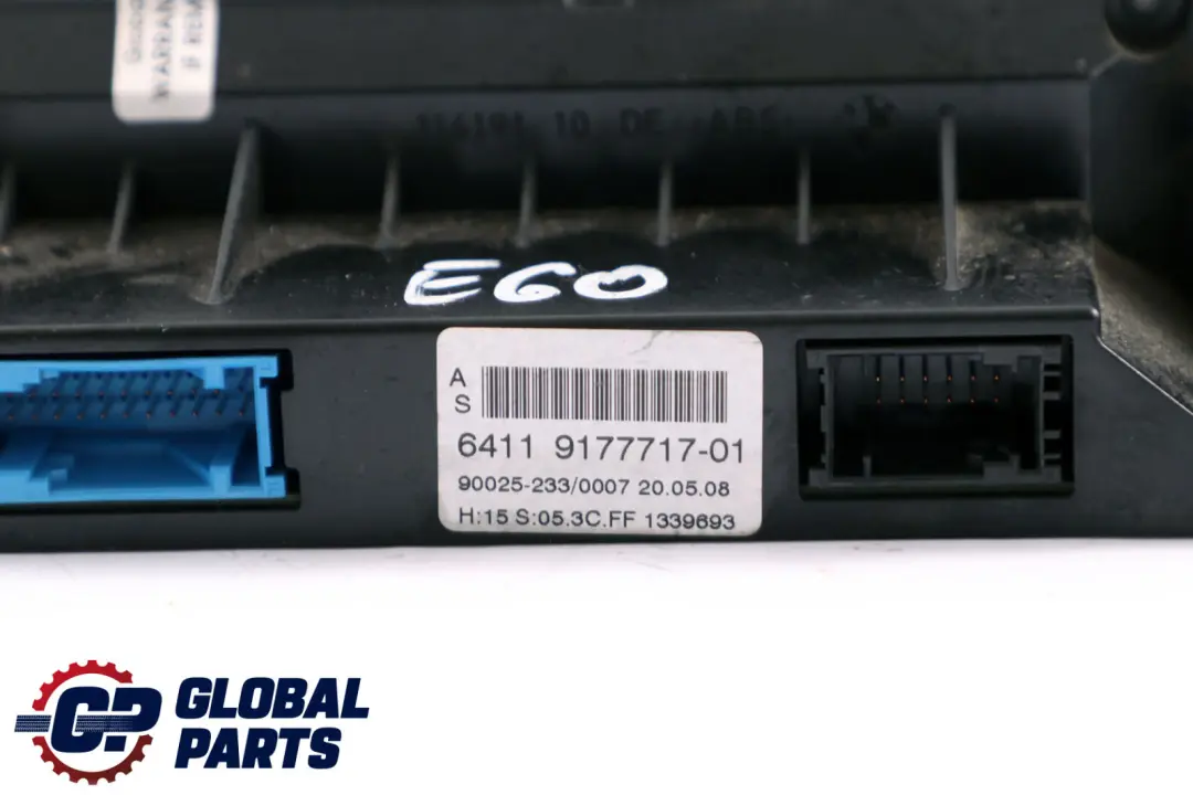 Pannello Unità Di Controllo Aria Condizionata Automatica per BMW E60 E61 LCI con numero di parte 9177717 BMW E60 E61 LCI Pannello Unità Di Controllo Aria Condizionata Automatica - SKU 9177717 - Numero di parte 9177717