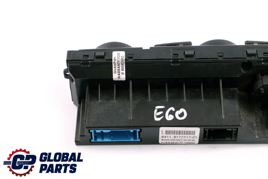 Conditioning Control Unit Panel to BMW E60 E61 LCI Automatic Air with Part number 9177717 BMW E60 E61 LCI Automatic Air Conditioning Control Unit Panel - SKU 9177717 - Part number 9177717